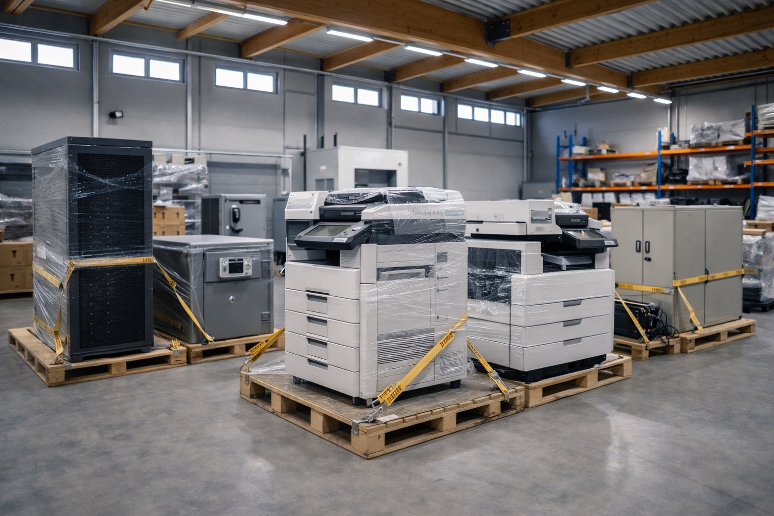 Verwahrung von Vermögenswerten in Lagerhalle